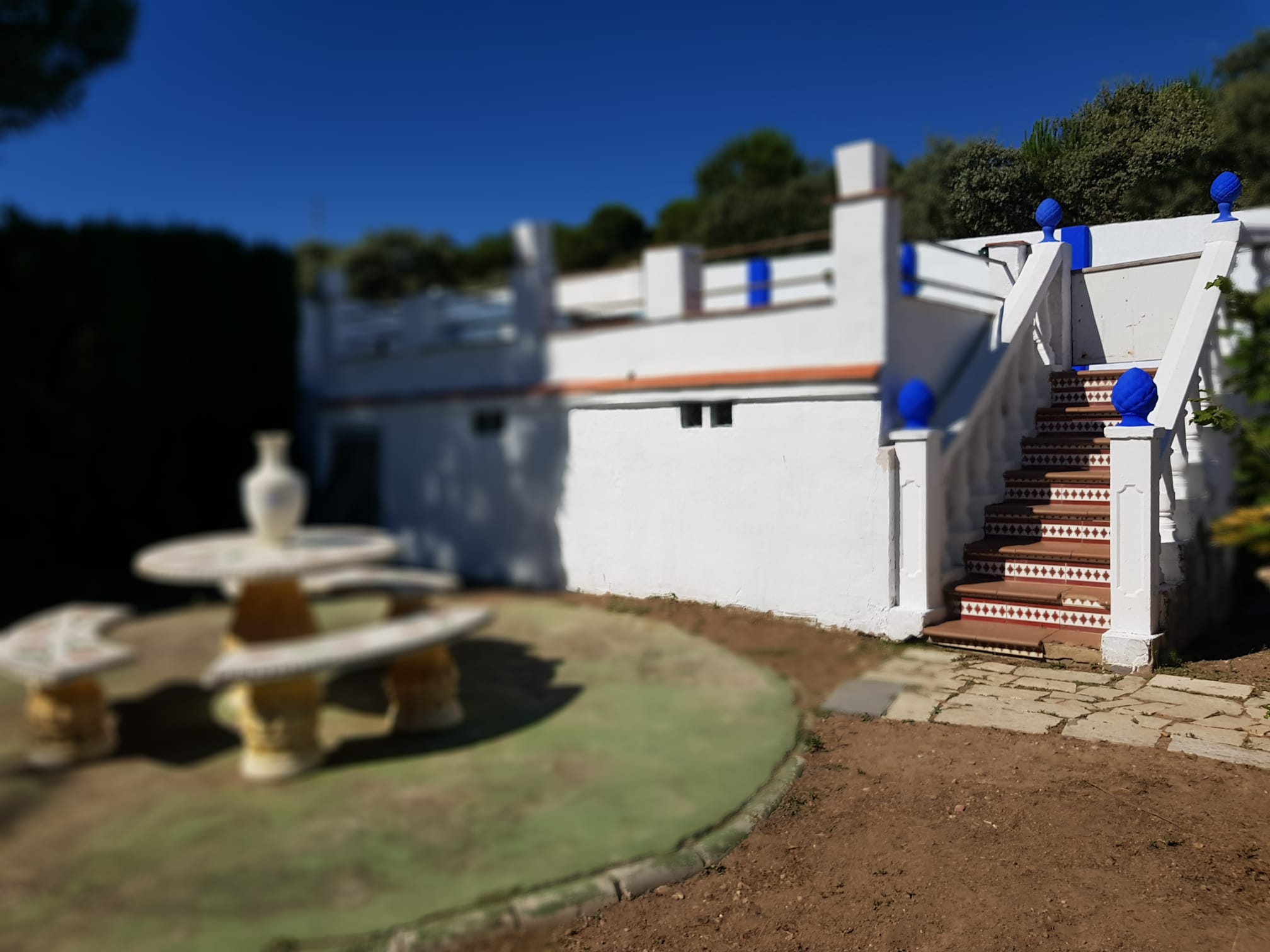 Piscina de la casa vacacional en Cerro Muriano